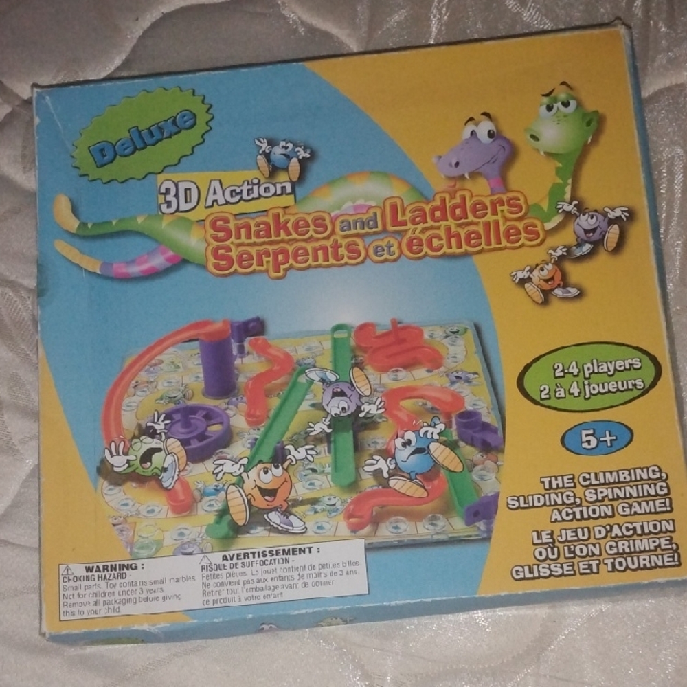 3D Action snakes And Ladders Game